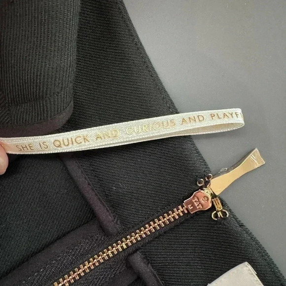 Kate Spade New York Poly Blend Black Pencil Skirt size 12 - Picture 10 of 10